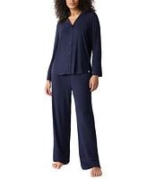 Gap GapBody Women's 2-Pc. Notch Collar Pajama Set