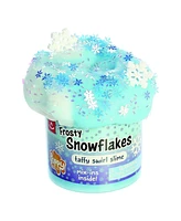 Aurora Toys Mini Frosty Snowflakes Slime Poppy Slime Co. Festive Toy Blue 3.5"