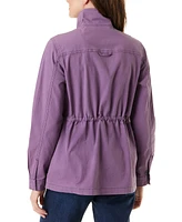 Gloria Vanderbilt Petite Drawstring-Waist Utility Jacket