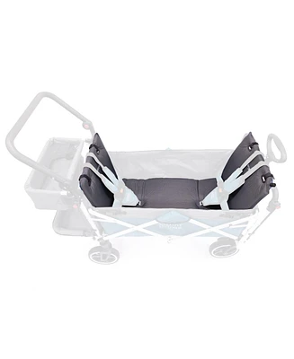 Creative Wagons Self Inflating Seat Cushion: Silver Series Double Stoller Wagon Accessory