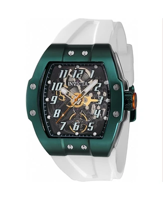 Invicta Men's 43519 Jm Correa Automatic 3 Hand Green, Transparent Dial Watch