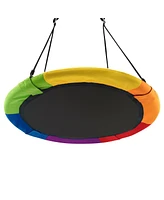 Sugift 40 Inch Flying Saucer Tree Swing Outdoor Play for Kids