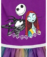 Disney Little Girls Raya and the Last Dragon Mermaid Frozen Nightmare Before Christmas Tulle Dress to