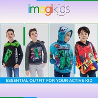 Minecraft Boys Fleece Pullover Hoodie to (4