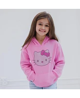 Hello Kitty Little Girls Fleece Pullover Hoodie to