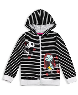 Disney Toddler Girls Nightmare Before Christmas Sally Fleece Pullover Hoodie to