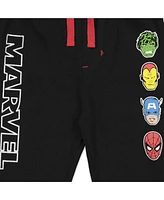 Marvel Baby Boys Avengers Hulk Black Panther Captain America 2 Pack Pants Newborn to