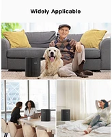 Chivalz 2 Pack Air Purifiers for Bedroom, Air Purifiers for Home Bedroom, Quiet Air Cleaner with 24dB Sleep Mode, True Hepa Filter for Pet