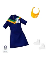 Mattel Barbie Tokyo Olympics 2020 Top With Skirt Clothing Set