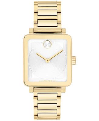 Movado Women's Bold Evolution 2.0 Swiss Quartz Ionic Plated Light Gold Steel Watch 26mm - Gold