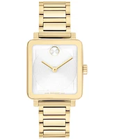 Movado Women's Bold Evolution 2.0 Swiss Quartz Ionic Plated Light Gold Steel Watch 26mm - Gold