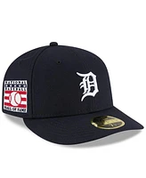 New Era Men's Navy Detroit Tigers National Baseball Hall of Fame Low Profile 59FIFTY Fitted Hat