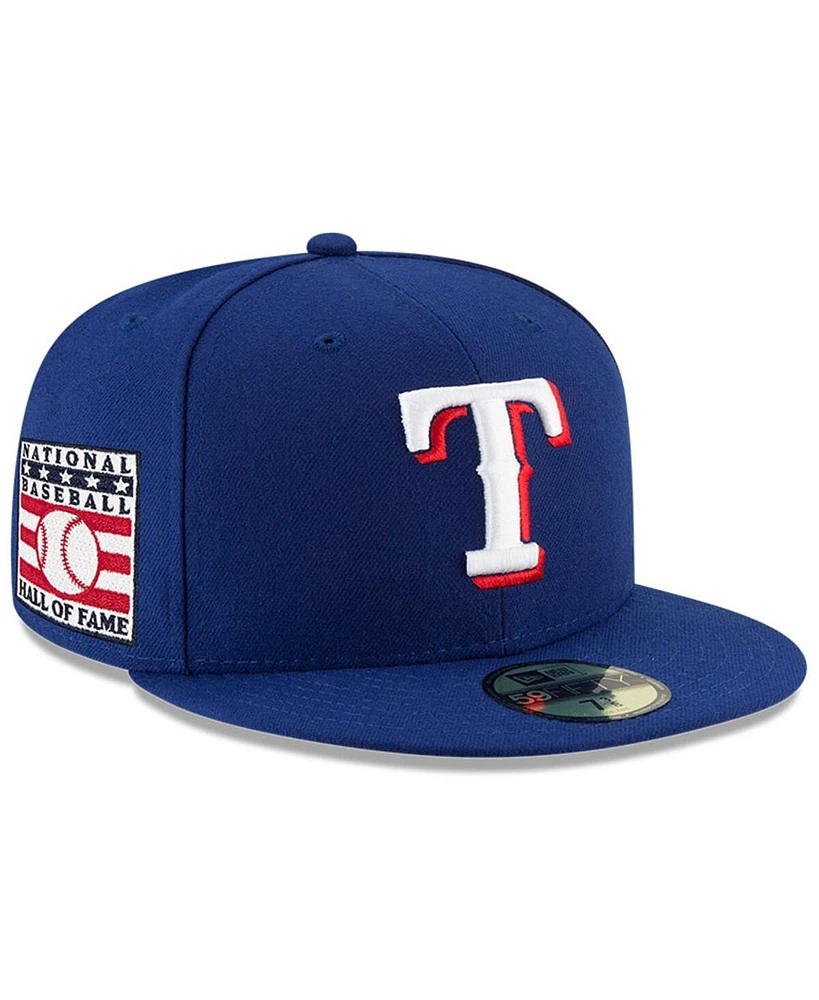 New Era Men's Royal Texas Rangers National Baseball Hall of Fame 59FIFTY Fitted Hat