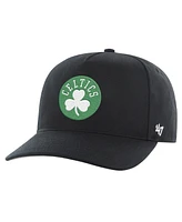 '47 Brand Men's Black Boston Celtics Logo Hitch Adjustable Hat