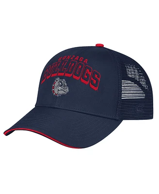 Colosseum Men's Navy Gonzaga Bulldogs Wyatt Primary Team Trucker Adjustable Hat