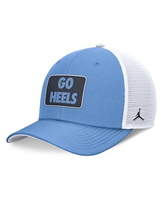 Jordan Men's Carolina Blue/White North Carolina Tar Heels Local Rise Trucker Adjustable Hat