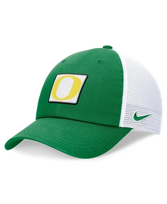 Nike Men's Green/White Oregon Ducks Primetime Club Trucker Adjustable Hat