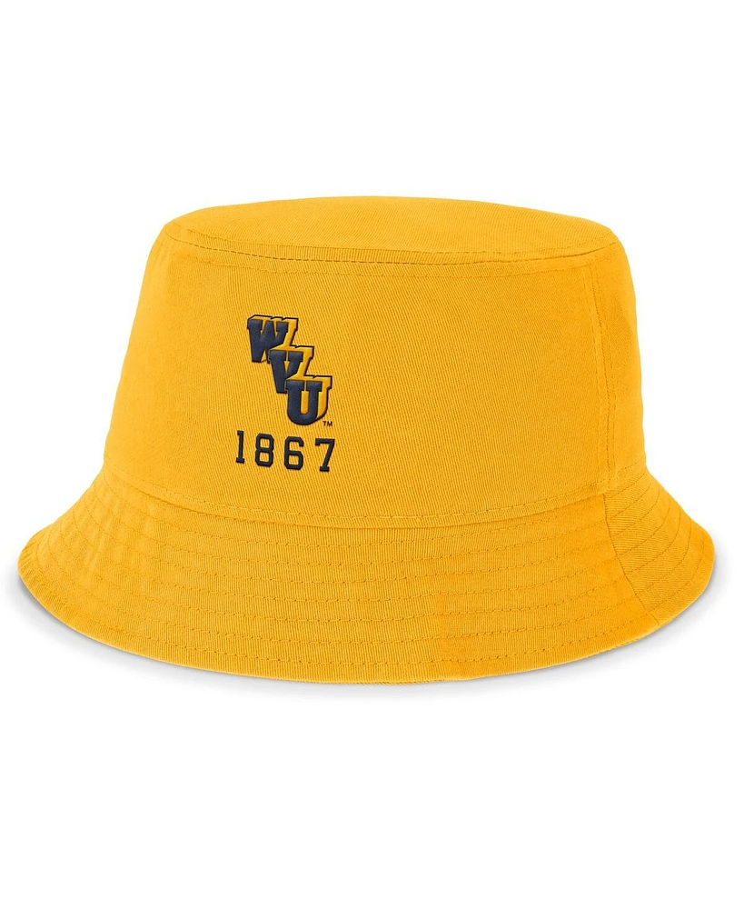 Nike Men's Gold West Virginia Mountaineers Legacy Apex Bucket Hat