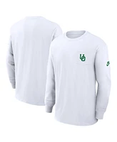 Nike Men's White Oregon Ducks Legacy Max90 Pocket Long Sleeve T-Shirt