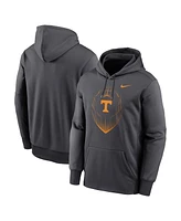 Nike Men's Anthracite Tennessee Volunteers Football Icon Performance Fleece Pullover Hoodie