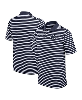 Nike Men's Navy/White Penn State Nittany Lions Primetime Victory Striped Performance Polo