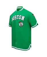 Pro Standard Men's Kelly-Green Boston Celtics Classic Warm-Up Full-Snap Jacket