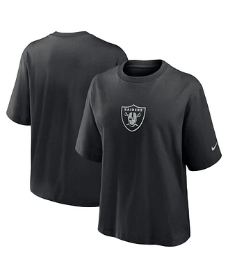 Nike Women's Black Las Vegas Raiders Boxy T-Shirt