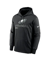 Nike Men's Black Philadelphia Eagles Performance Pullover Hoodie