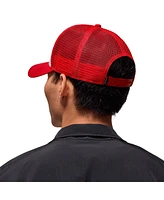 Jordan Men's White/Red Trucker Adjustable Hat