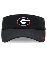 Nike Men's Black Georgia Bulldogs On-Field Ace Performance Adjustable Visor