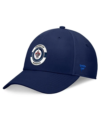 Fanatics Men's Navy Winnipeg Jets Authentic Pro Training Camp Flex Hat