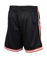 Mitchell & Ness Men's Black New York Knicks Hardwood Classics Big Face 2.0 Shorts