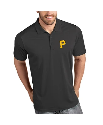 Antigua Men's Gray Pittsburgh Pirates Tribute Polo