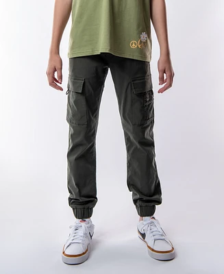 Ring of Fire Big Boys Timmy Stretch Tech Fabric Jogger with Cargo Pockets