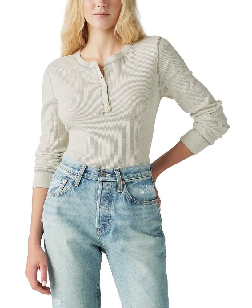 Levi's Plus Jakob Slim-Fit Long-Sleeve Henley Top