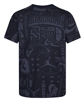 Jordan Big Boys Wall of Flight Short Sleeve T-shirt