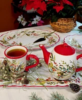 Certified International Christmas Gatherings Mugs, Set of 4