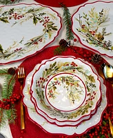 Certified International Christmas Gatherings 2-Pc. Melamine Platter Set