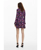 Desigual Women's Mini floral dress M. Christian Lacroix