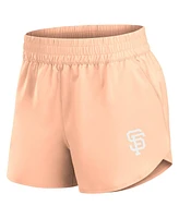 Fanatics Women's Orange San Francisco Giants Studio Woven Vibe Shorts