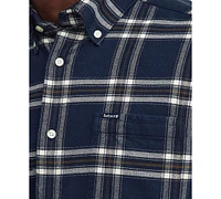 Barbour Men's Bromley Tailored-Fit Check Button-Down Twill Shirt