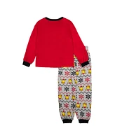 Pokemon Big Boy Holiday Long Sleeve Leg, 2 piece set