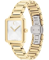 Movado Women's Bold Evolution 2.0 Swiss Quartz Ionic Plated Light Gold Steel Watch 26mm - Gold