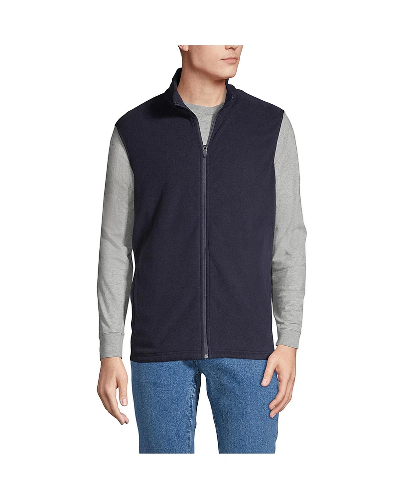 Lands' End Men's Thermacheck 100 Fleece Vest