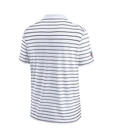 Nike Men's White/Black Washington Commanders Sideline Lock Up Victory Performance Polo