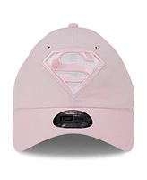 New Era Men's Pink Superman Casual Classic Adjustable Hat