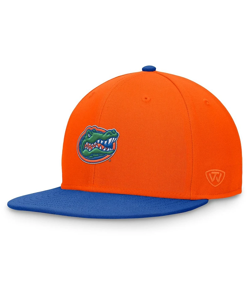 Top of the World Men's Orange/Royal Florida Gators Rally Two-Tone Fitted Hat