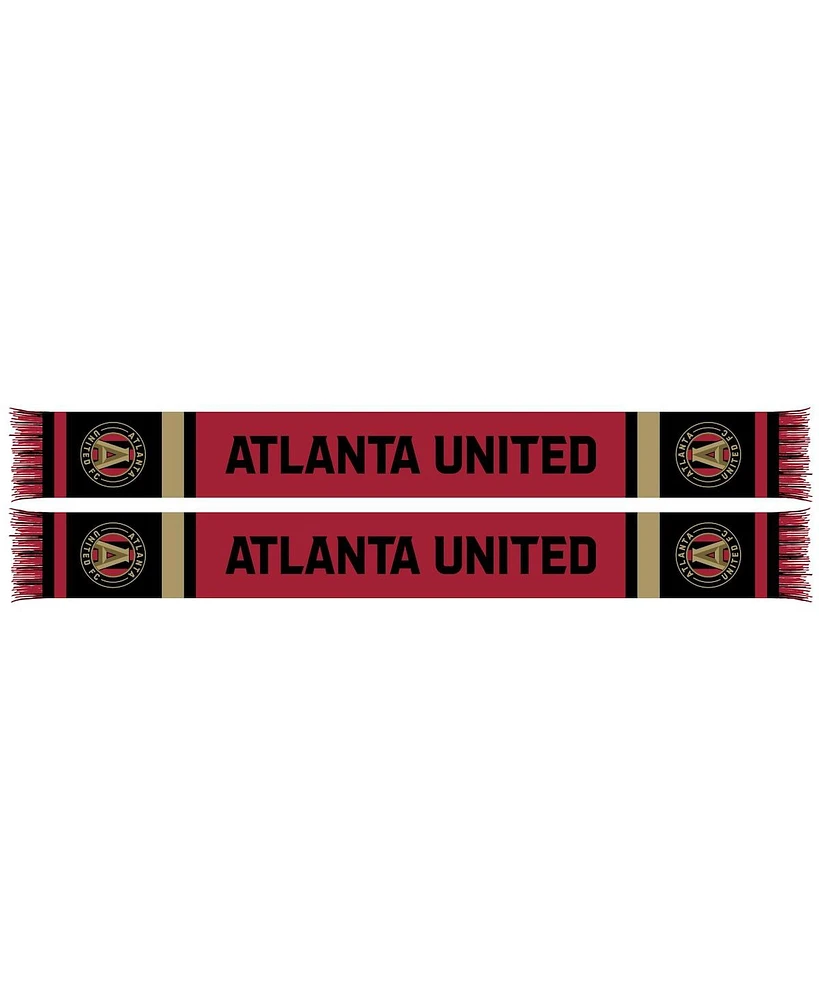 Ruffneck Scarves Atlanta United Fc Wordmark Traditional Knit Scarf