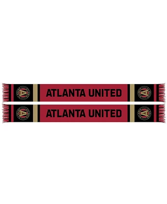 Ruffneck Scarves Atlanta United Fc Wordmark Traditional Knit Scarf