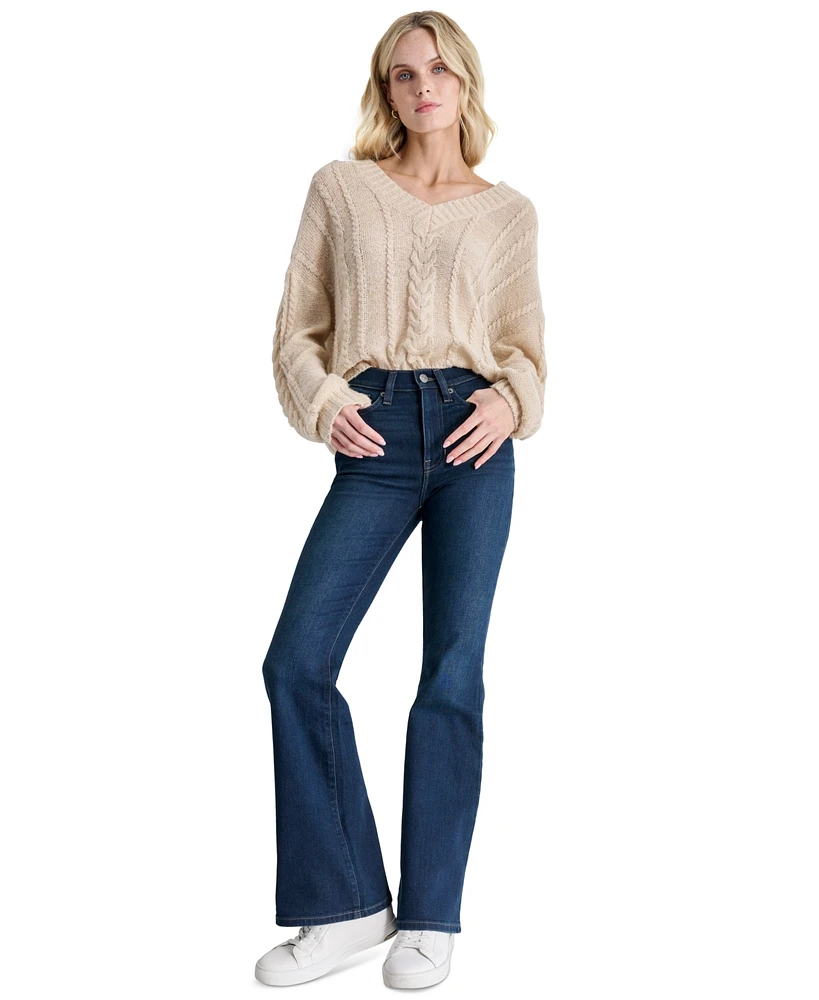 Dkny Jeans Women's High-Rise Flare